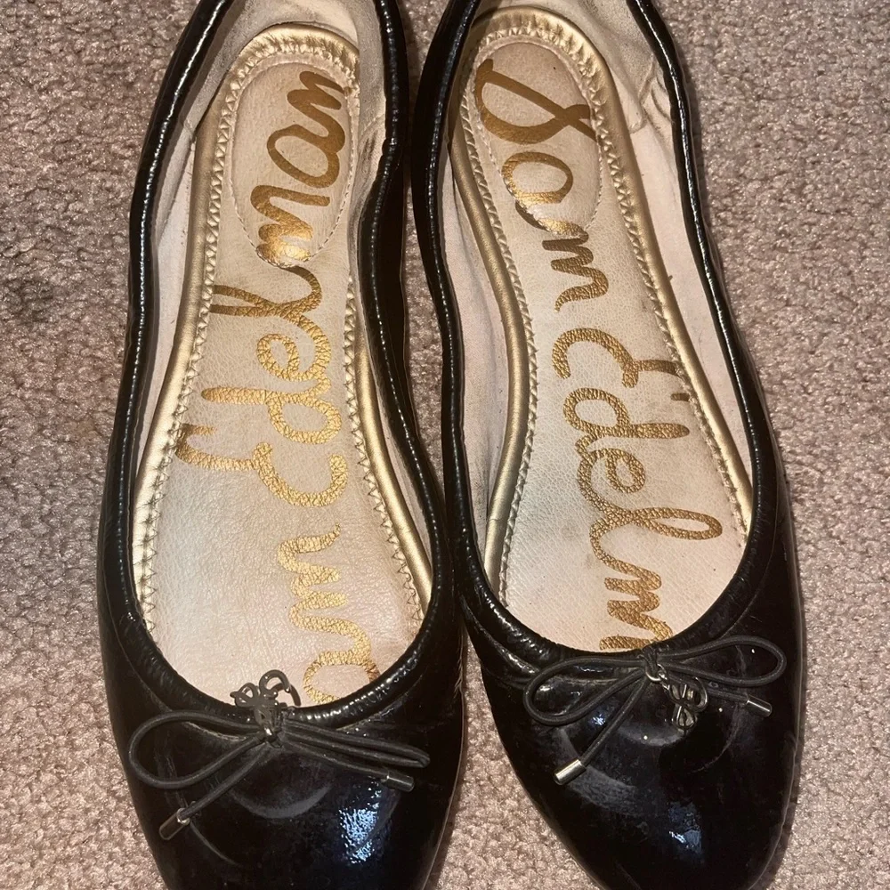 Sam Edelman Black Flats - Picture 6 of 17